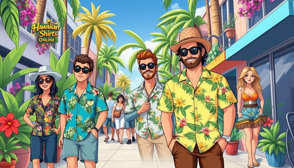 Styling vintage Hawaiian shirts