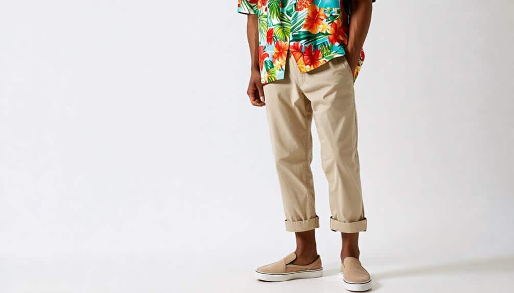 How to Style Unisex Hawaiian Shirts for a Gender-Neutral Look 4 achieve harmony with bottoms