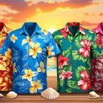 beach wedding aloha shirts