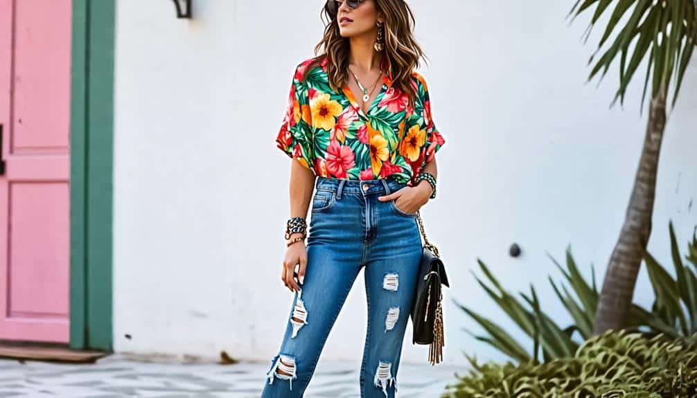5 Chic Ways to Style Women’s Hawaiian Shirts 4 blending contemporary and traditional