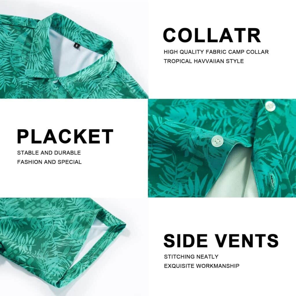 BOJIN Men's Hawaiian Shirt Review 1 Hawaiian Shirts