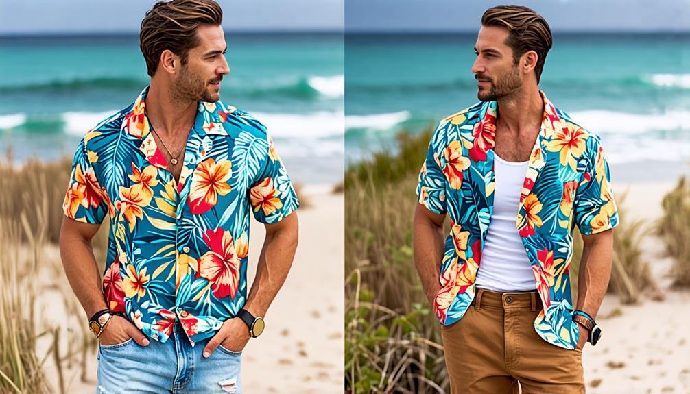 How to Wear Men’s Hawaiian Shirts Like a Pro 3 denim and chinos combination