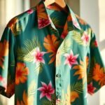 slim fit hawaiian shirts trending