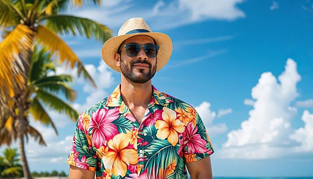 How to Wear Men’s Hawaiian Shirts Like a Pro 4 stylish hats and sunglasses