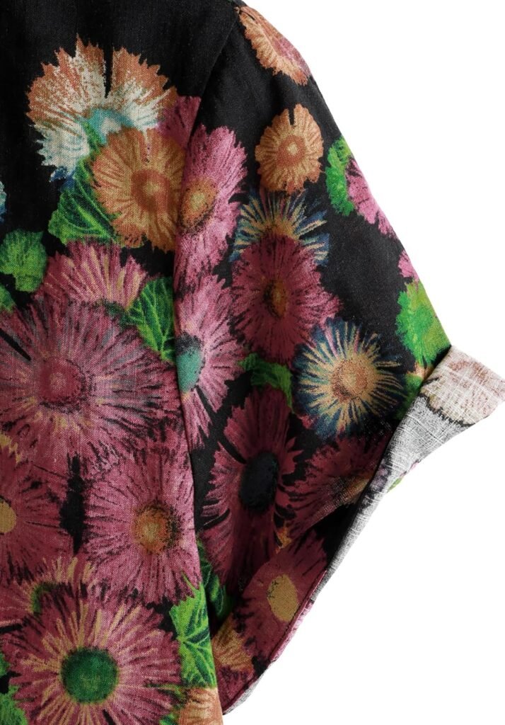 VATPAVE Mens Casual Hawaiian Floral Shirts Short Sleeve Button Down Tropical Shirts Beach Summer Shirts