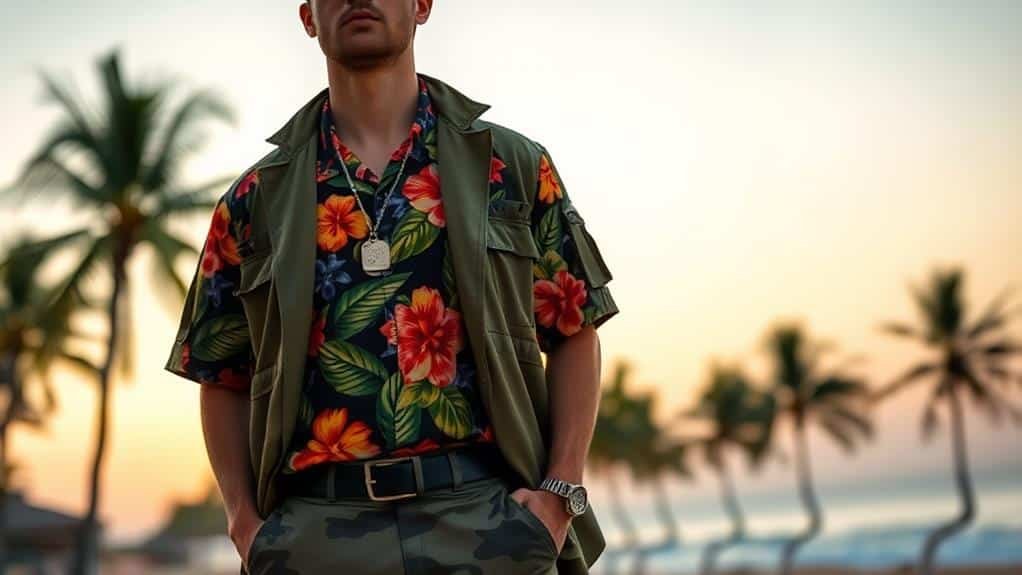 How to Style Military Hawaiian Shirts for a Unique Blend of Fashion 4 vibrant hues and designs