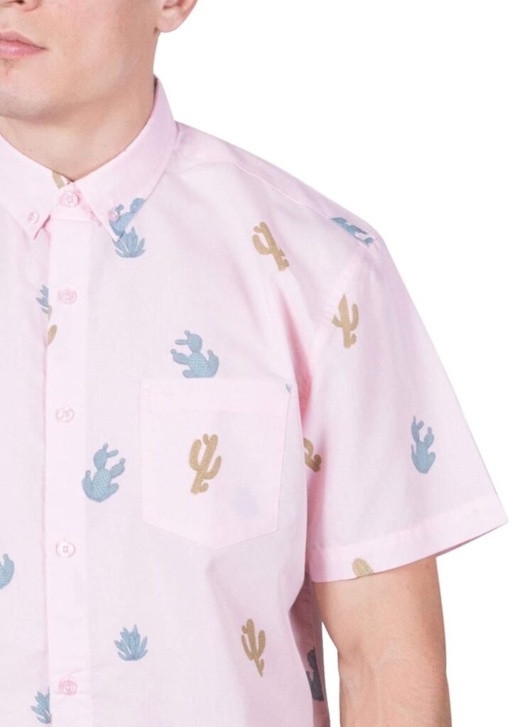 Visive Mens Short Sleeve Button Down Printed Shirts - Over 45 Novelty Prints Sizes S - 4XL