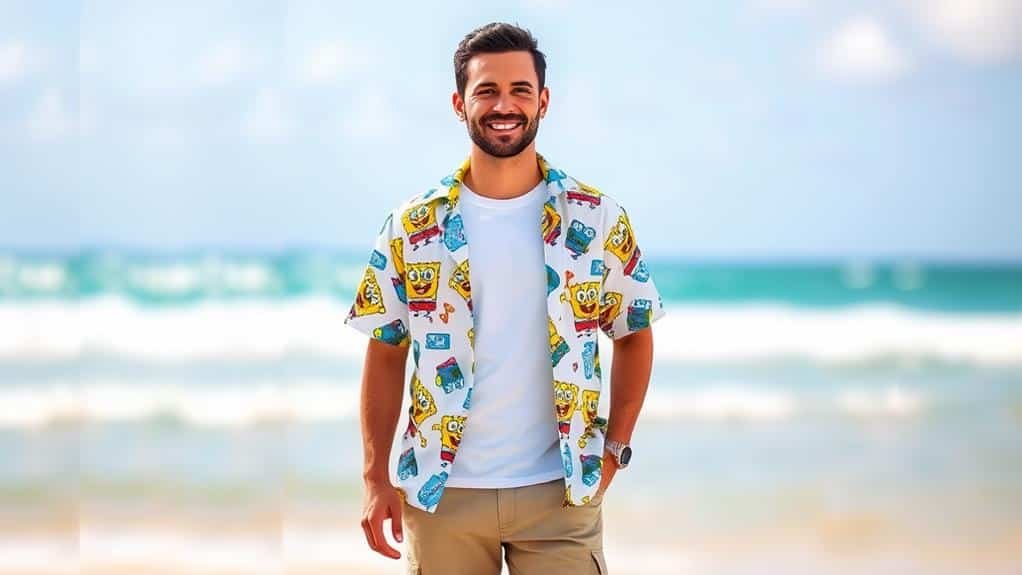 How to Style a SpongeBob Hawaiian Shirt for Casual Outings? 4 adaptable design approach