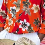 bold tropical orange styling