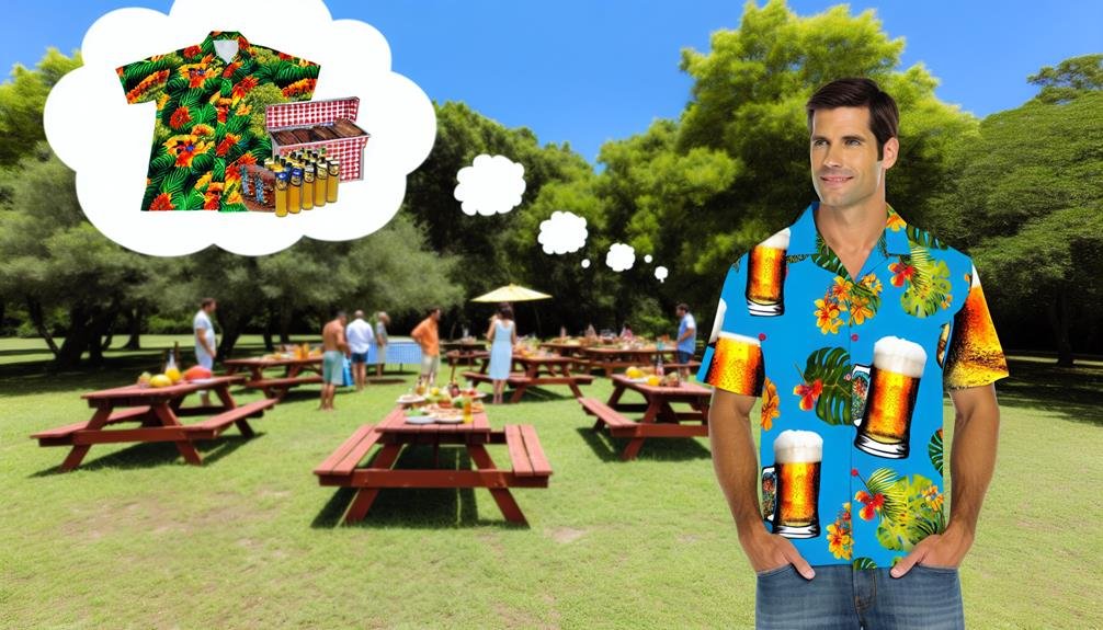 Can You Wear a Busch Light Hawaiian Shirt for Outdoor Events? 1 busch light hawaiian shirt