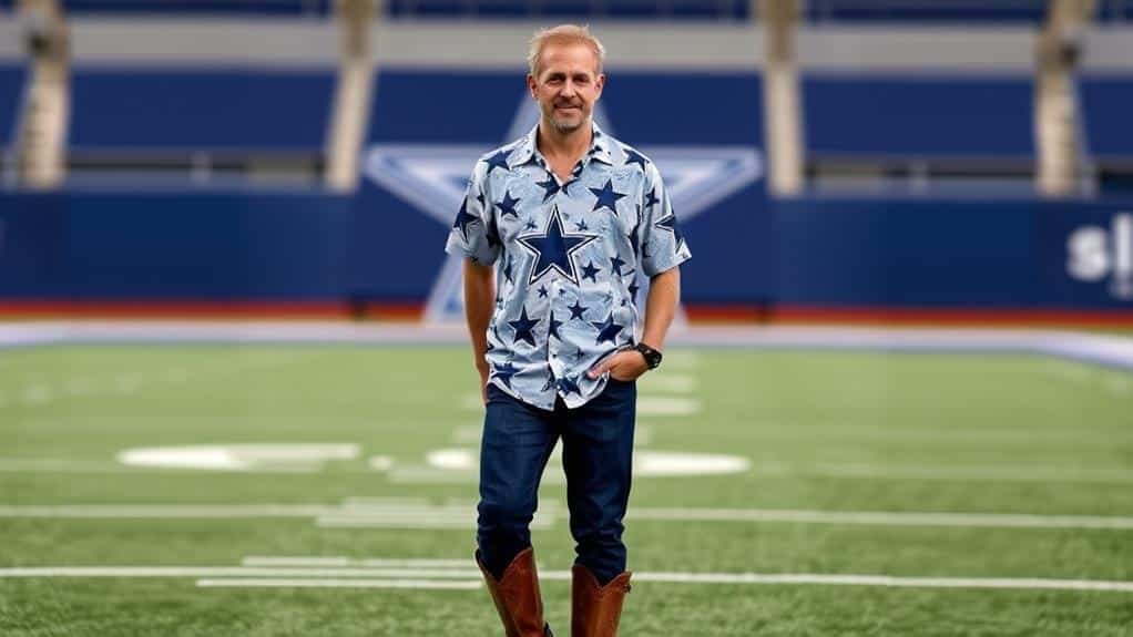 How to Style Dallas Cowboys Hawaiian Shirts for Game Day? 2 casual denim footwear combination