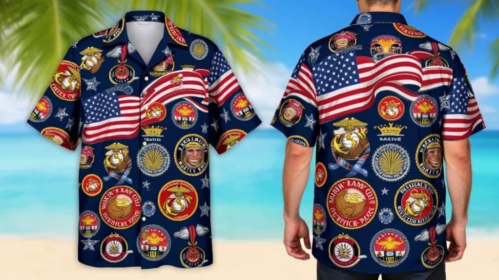 How to Wear Marine Corps Hawaiian Shirts for Military Events? 10 celebrating oceanic identity together