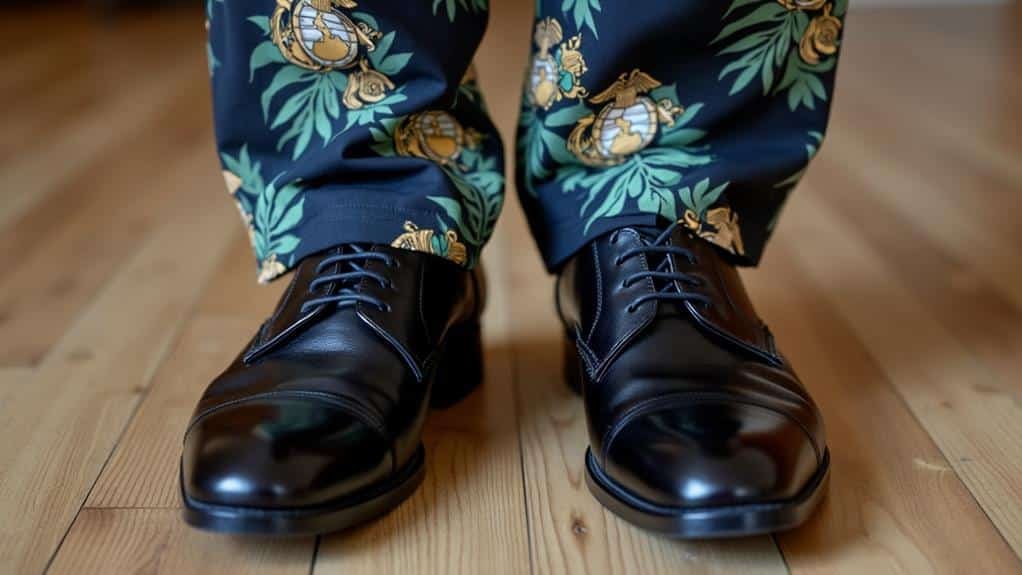 How to Wear Marine Corps Hawaiian Shirts for Military Events? 5 choosing the right shoes