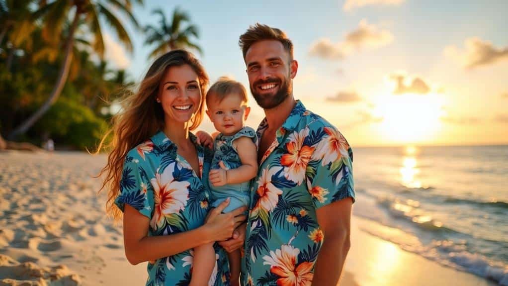 Why Should You Add Infant Hawaiian Shirts to Your Baby's Summer Wardrobe? 8 coordinated family clothing sets