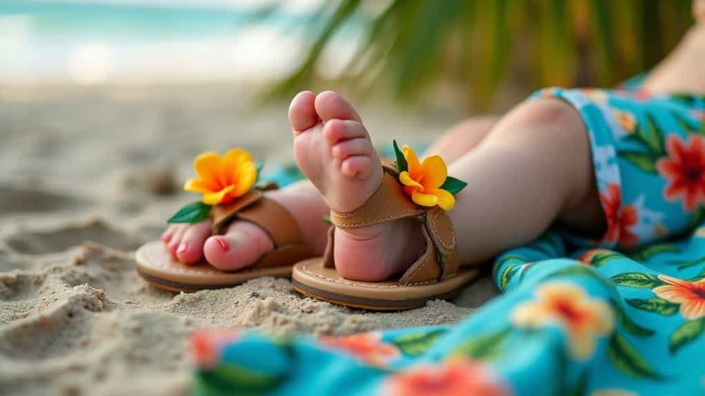 How to Dress Your Baby in Hawaiian Shirts for Tropical Outfits? 4 diverse shoe selections available