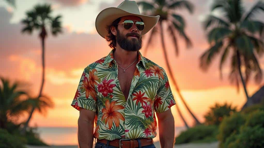 How to Combine Western and Tropical Styles With a Western Hawaiian Shirt? 3 dress for the occasion