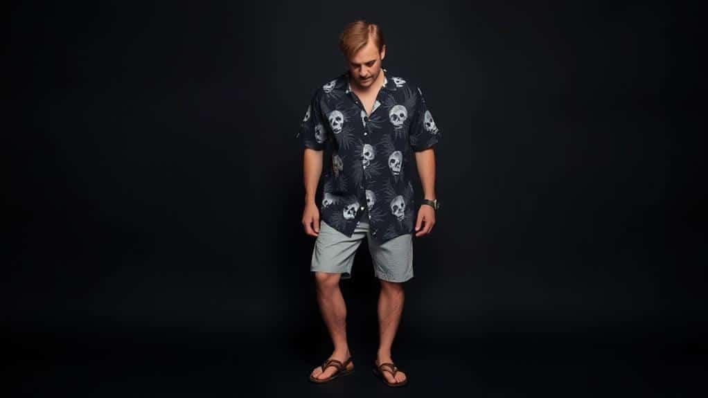 How to Wear a Goth Hawaiian Shirt Without Looking Too Dark? 6 evaluate material selections carefully