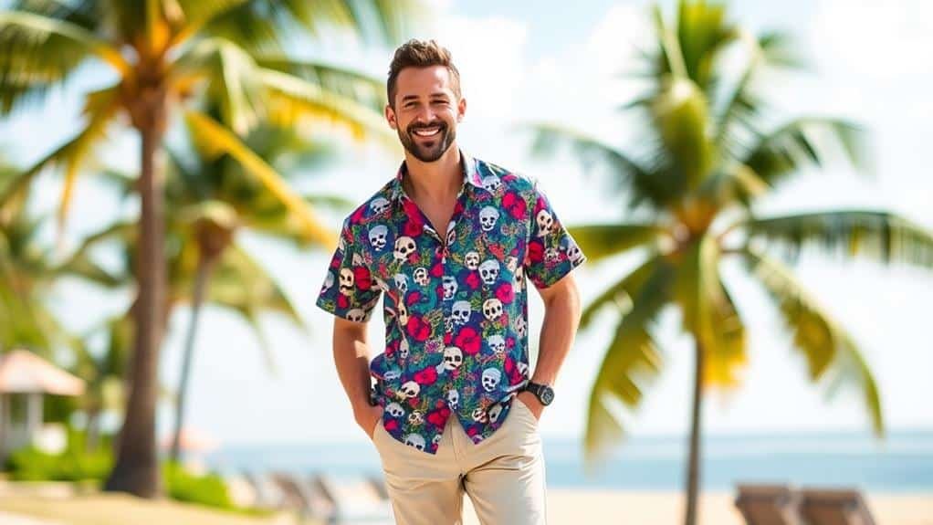 How to Wear a Goth Hawaiian Shirt Without Looking Too Dark? 5 explore creative design techniques