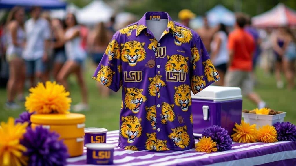 How to Show off Your School Spirit With LSU Hawaiian Shirts? 2 grilling games snacks drinks