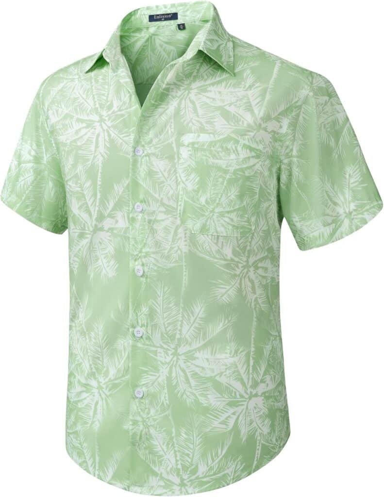 Mens Hawaiian Shirts Short Sleeve Casual Floral Button Down Tropical Shirt Summer Holiday Beach Aloha Hawaii Shirt