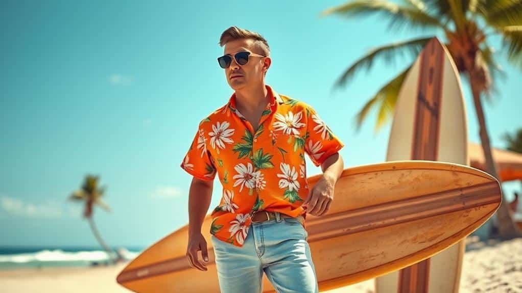 Why Should You Add an Orange Hawaiian Shirt to Your Summer Wardrobe? 4 nostalgic vintage aesthetic appeal
