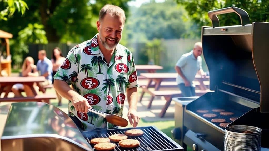 Can You Wear 49ers Hawaiian Shirts Outside of Game Day? 3 outdoor cooking and socializing