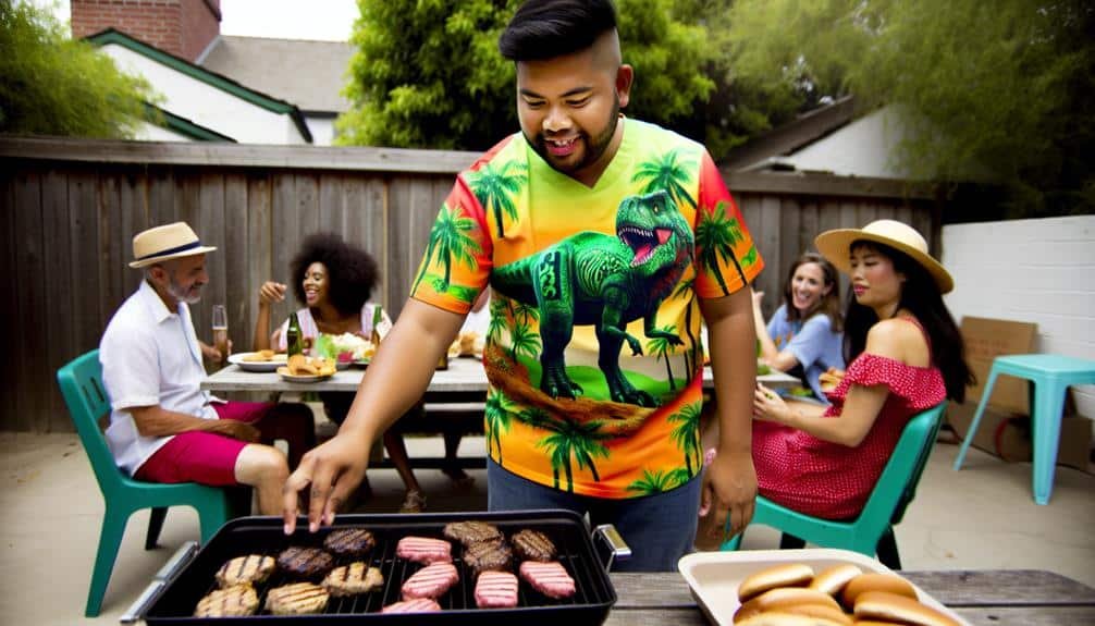 Can You Wear Godzilla Hawaiian Shirts at Non-Costume Events? 4 outdoor grilling gatherings fun