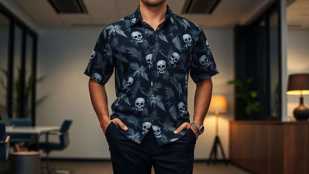 Can Goth Hawaiian Shirts Be Worn for Both Casual and Formal Occasions? 2 professional workplace clothing
