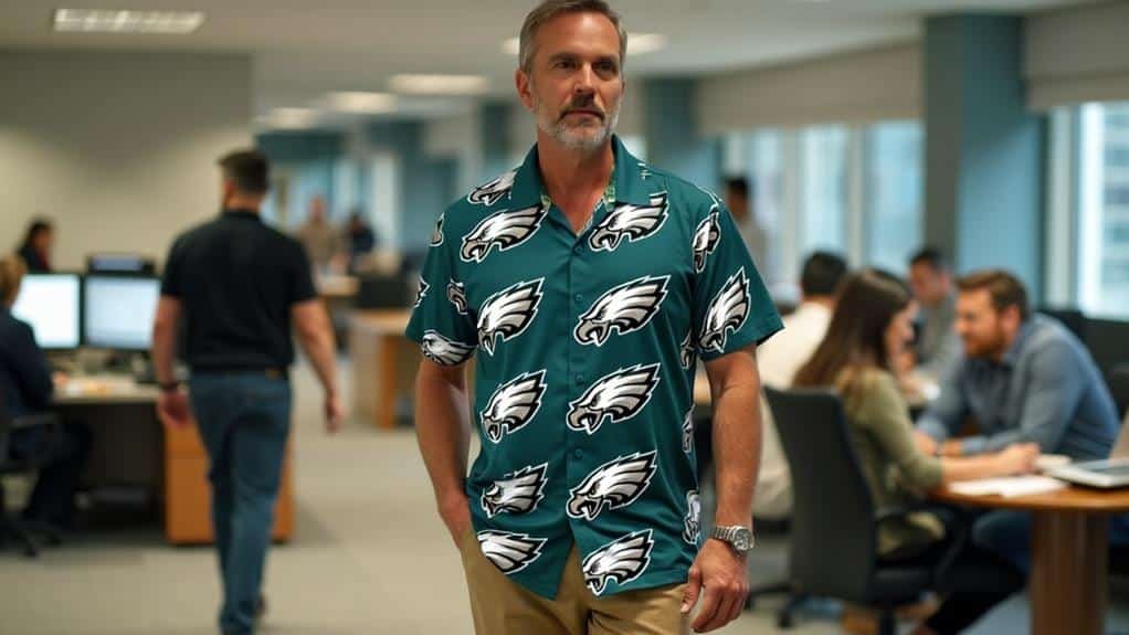 How to Wear an Eagles Hawaiian Shirt for Game Day and Beyond? 5 relaxed dress code day