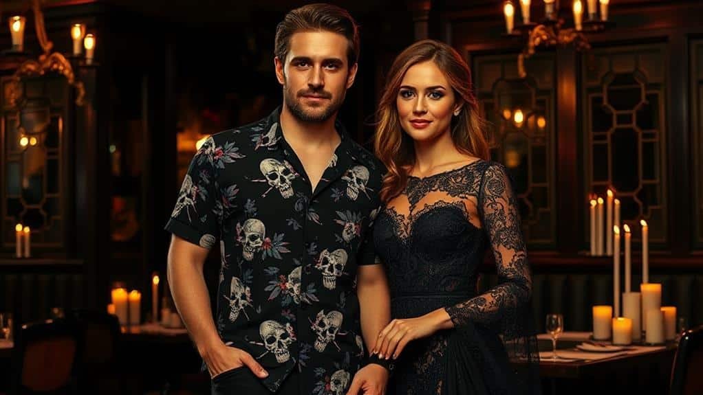 Can Goth Hawaiian Shirts Be Worn for Both Casual and Formal Occasions? 6 romantic evening together