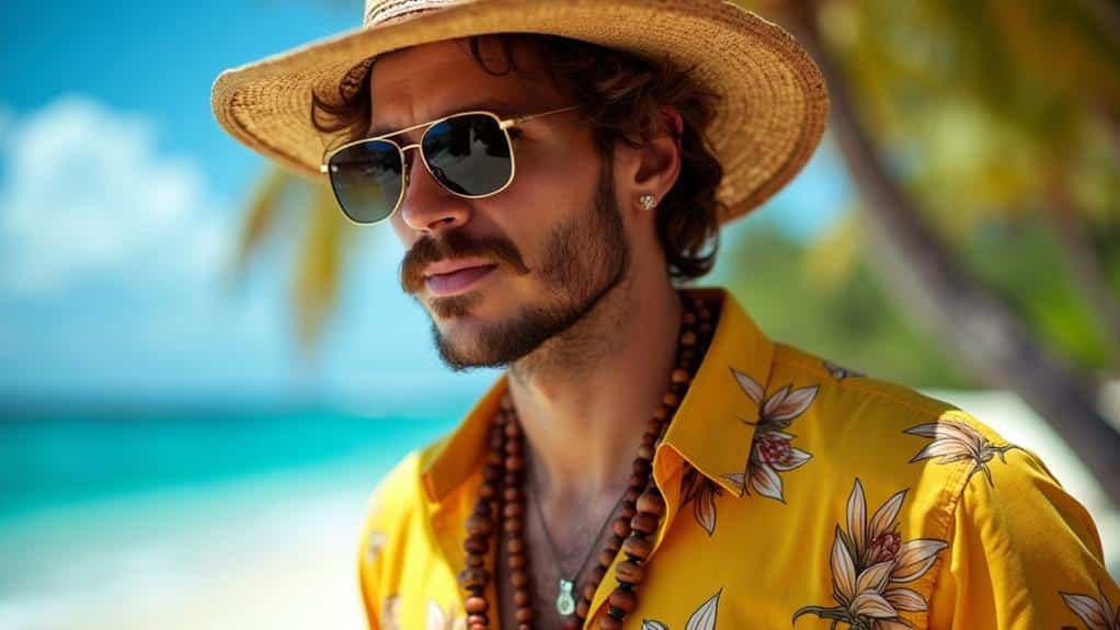 How to Style a Yellow Hawaiian Shirt for a Fresh, Bold Look? 2 smart accessory choices