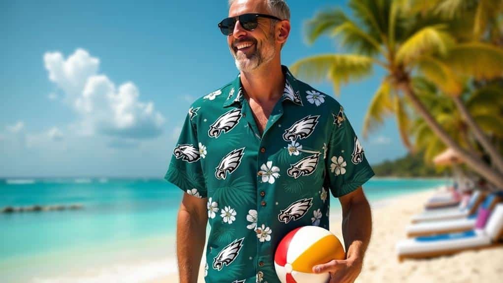 How to Wear an Eagles Hawaiian Shirt for Game Day and Beyond? 3 sunshine fun waves relaxation