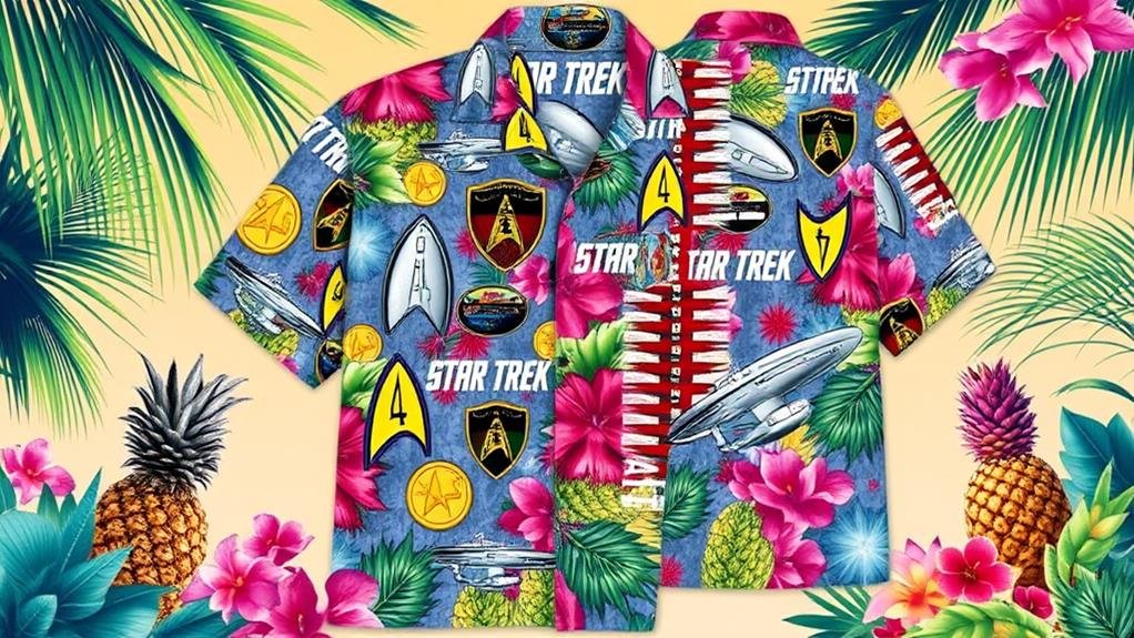 How to Show off Your Love for Star Trek With a Hawaiian Shirt? 3 trek inspired accessory collection