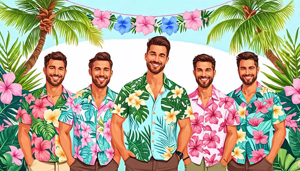 How to Coordinate Wedding Aloha Shirts With Your Wedding Theme 5 coordinate wedding aloha shirts