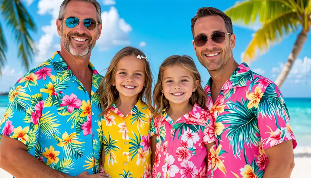 The Best Family Matching Hawaiian Shirts for Summer 2 summer family matching shirts
