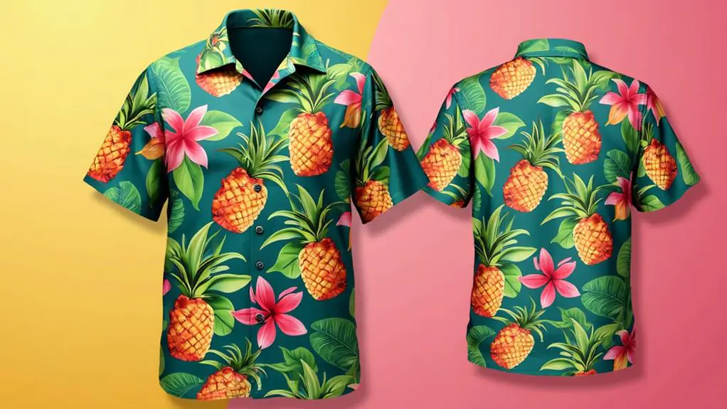 What Makes Pineapple Hawaiian Shirts a Classic Choice for Tropical Wear? 2 bold hues and designs