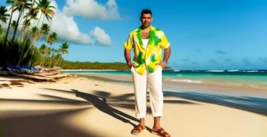 How to Style a Yellow Hawaiian Shirt for a Fresh, Bold Look? 9 bold yellow hawaiian style