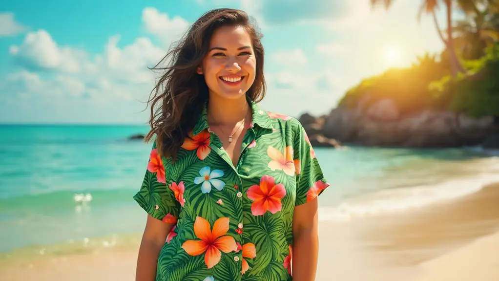 What Makes Ladies Plus Size Hawaiian Shirts Perfect for Summer Wear? 2 lively hues and designs