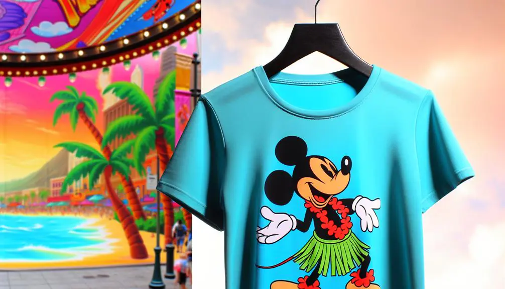 mickey mouse shirts outdoors allowed