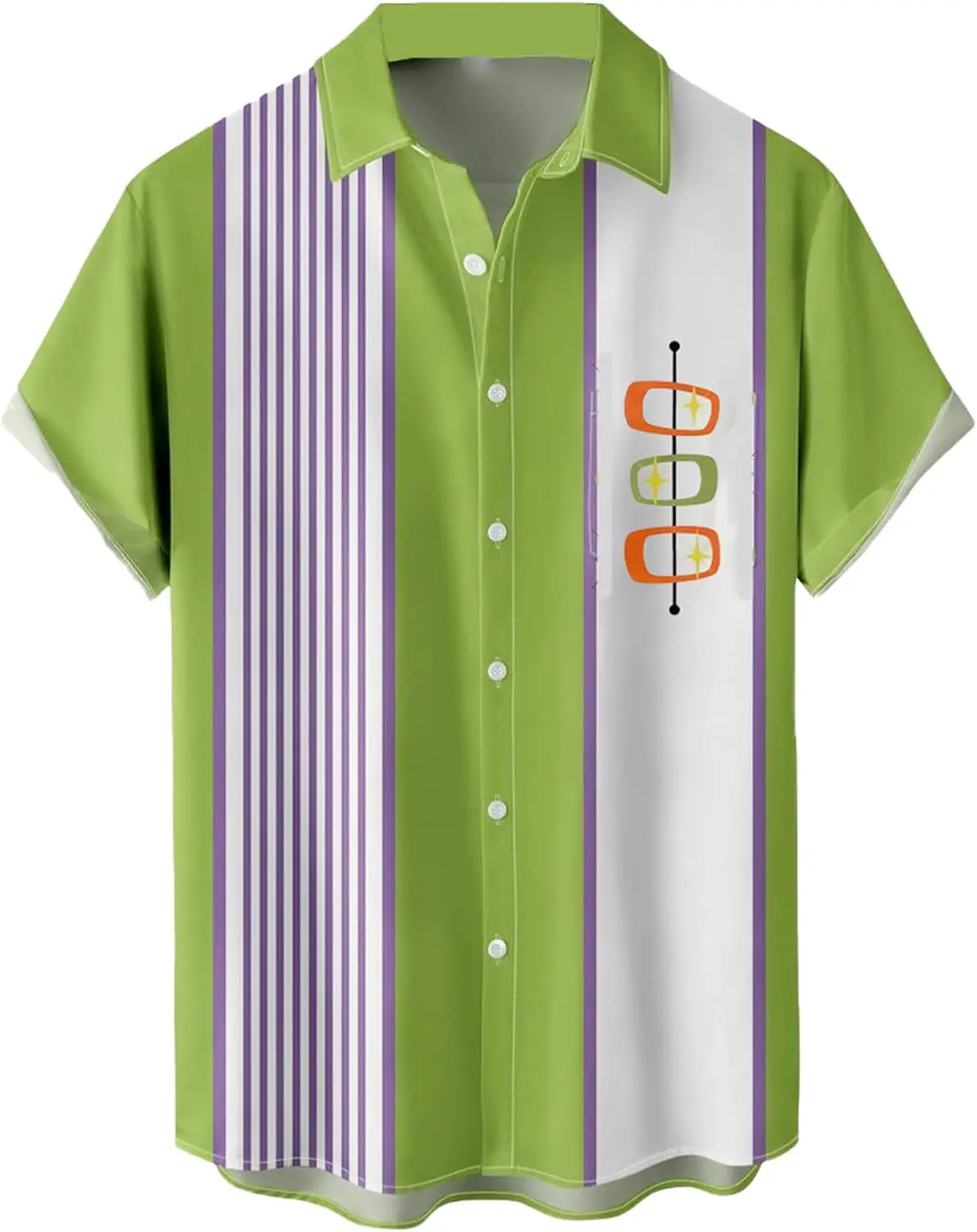 QIVICIMA Men's Retro Bowling Shirt Review 1 Hawaiian Shirts