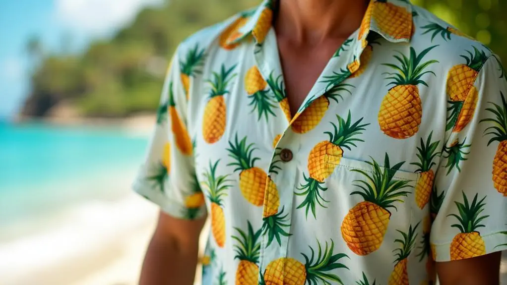 What Makes Pineapple Hawaiian Shirts a Classic Choice for Tropical Wear? 3 soft airy textile material
