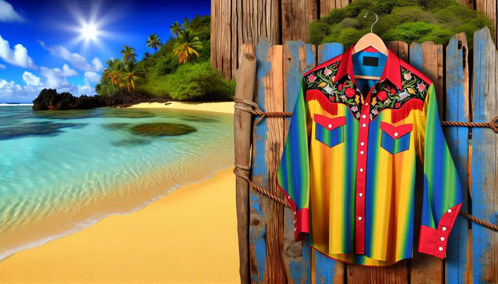 western hawaiian shirt fusion