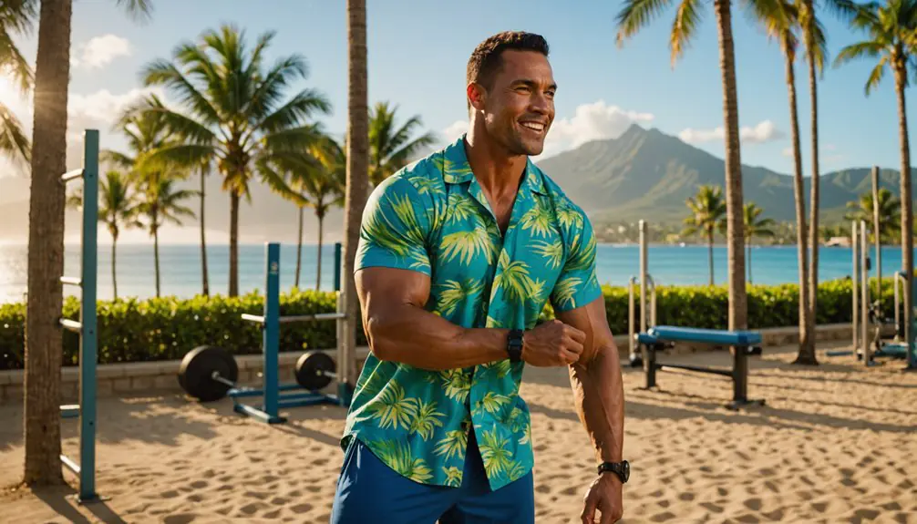 Fit Paradise: Athletic Fit Hawaiian Shirts Shape Success 4 active lifestyle fashion tips