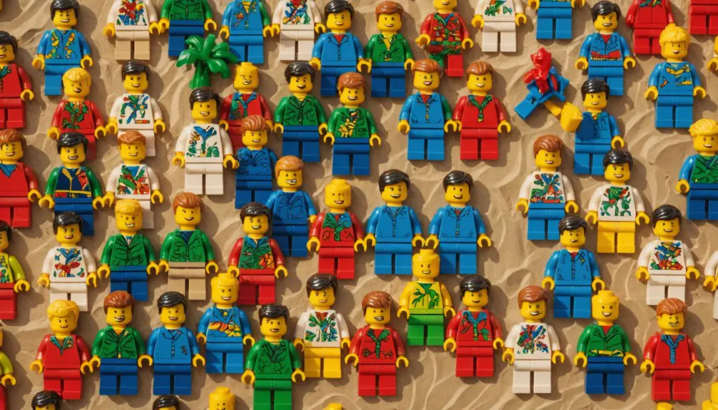 Block Beach: The Rise of Lego Hawaiian Shirts 3 harmonious color combinations explored