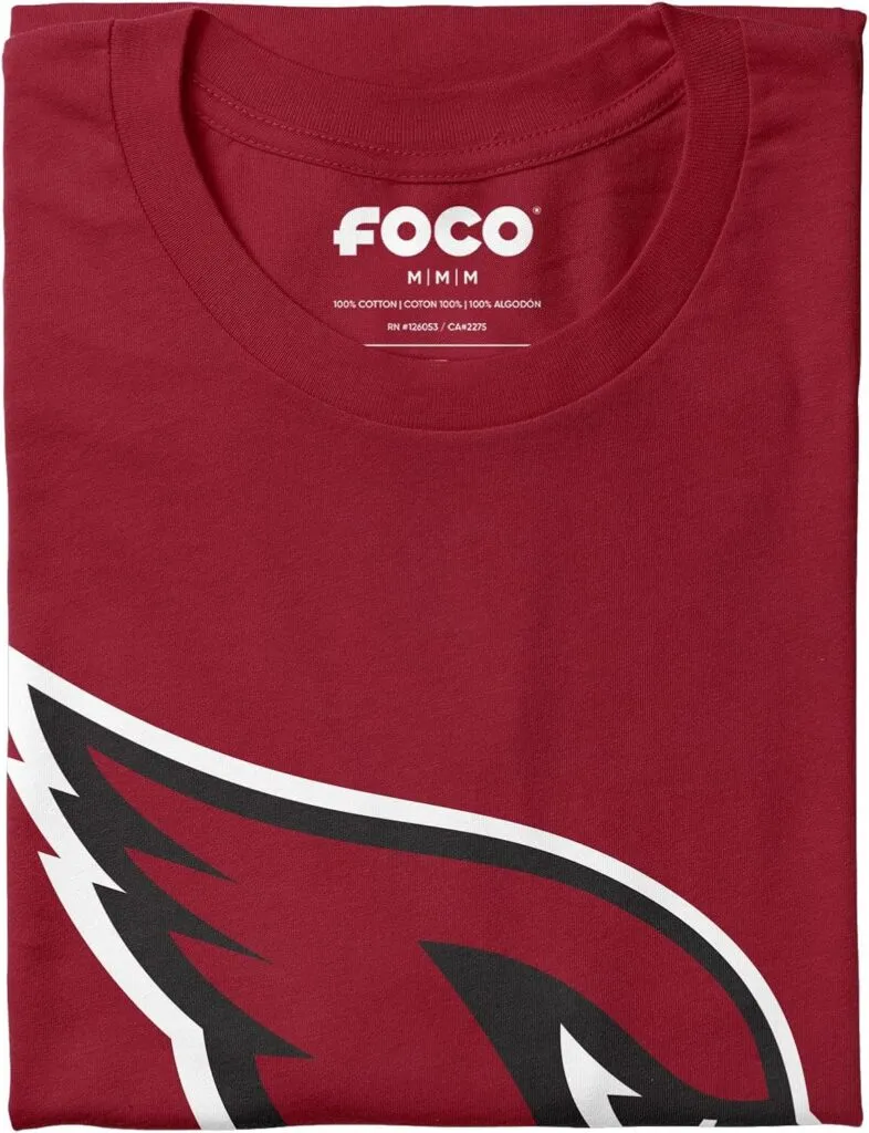 FOCO Mens NFL Team Logo Short Sleeve T-Shirt FOCO Mens NFL Team Logo Short Sleeve T-Shirt