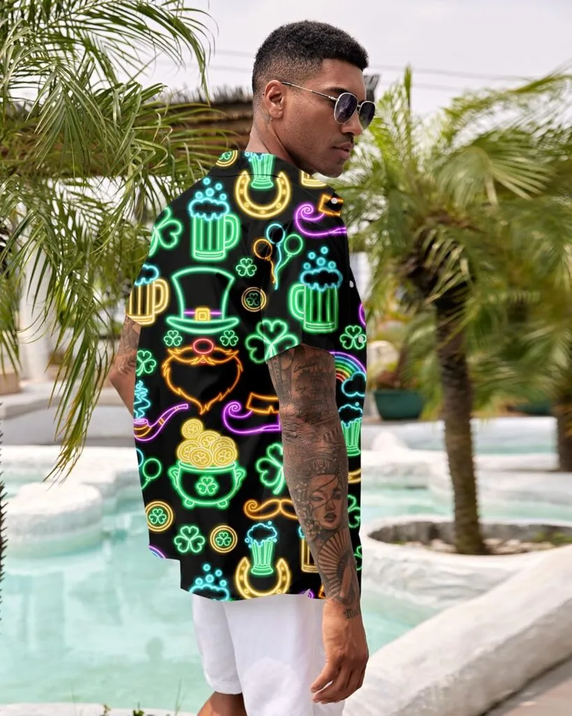 ALISISTER Hawaiian Shirt for Men Funny Novelty Button Down Short Sleeve Shirts Summer Holiday Tops ALISISTER Hawaiian Shirt for Men Funny Novelty Button Down Short Sleeve Shirts Summer Holiday Tops